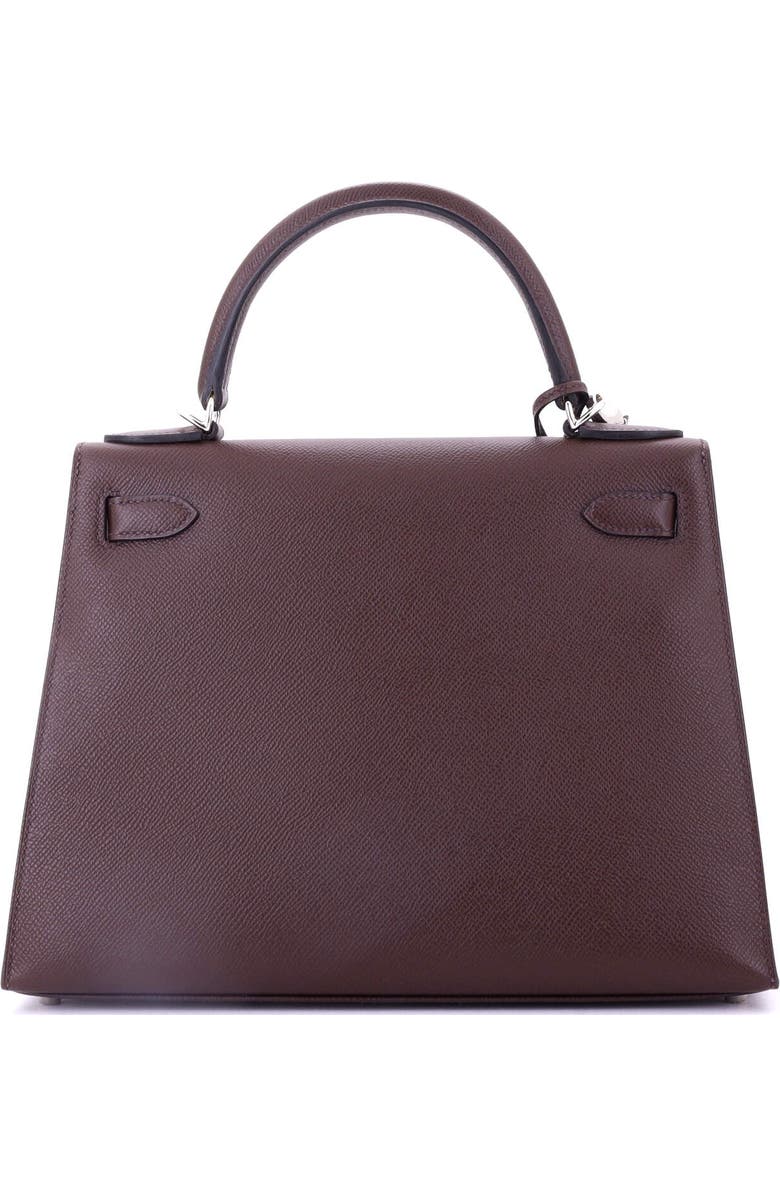 Pre-Owned Hermes Kelly Handbag Verso Epsom with Palladium Hardware 28, Alternate, color,