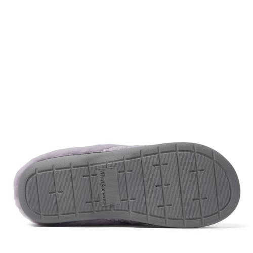 Dearfoams Claire Cable Knit Chenille Clog Slipper In Wisteria
