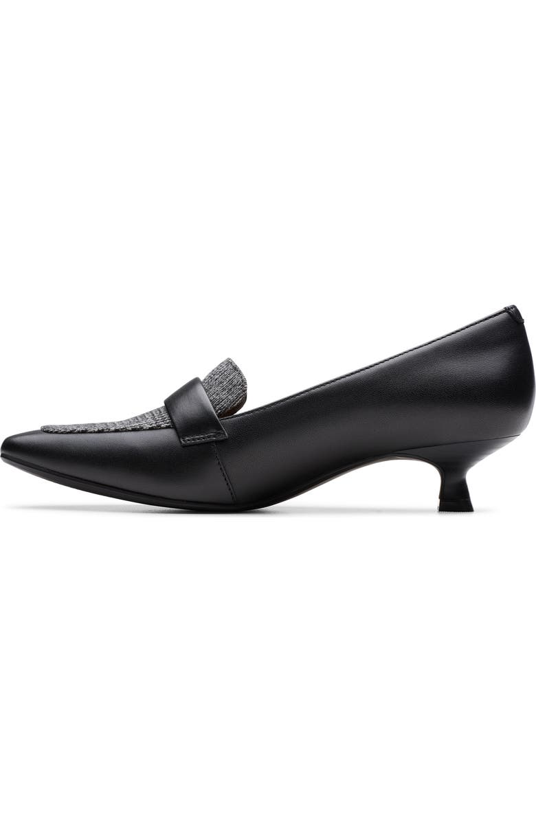 Clarks<sup>®</sup> Scarlyt Mabel Kitten Heel Pump, Alternate, color, Black Interest Leather