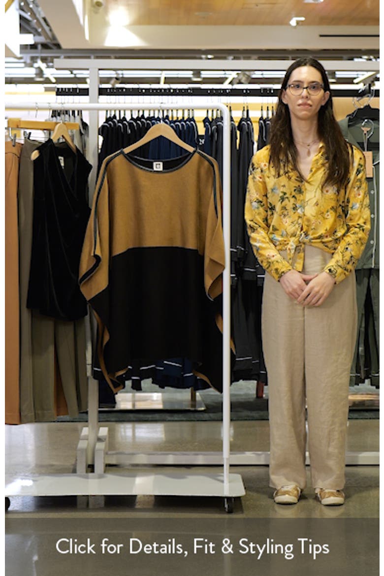 Colorblock Sweater Cape video