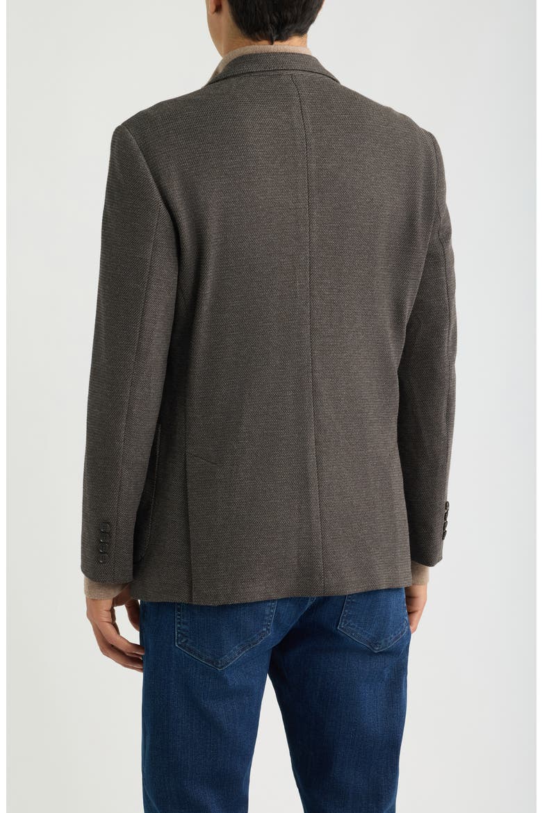 Henrik Knit Sport Coat, Alternate, color, BROWN SEDEA
