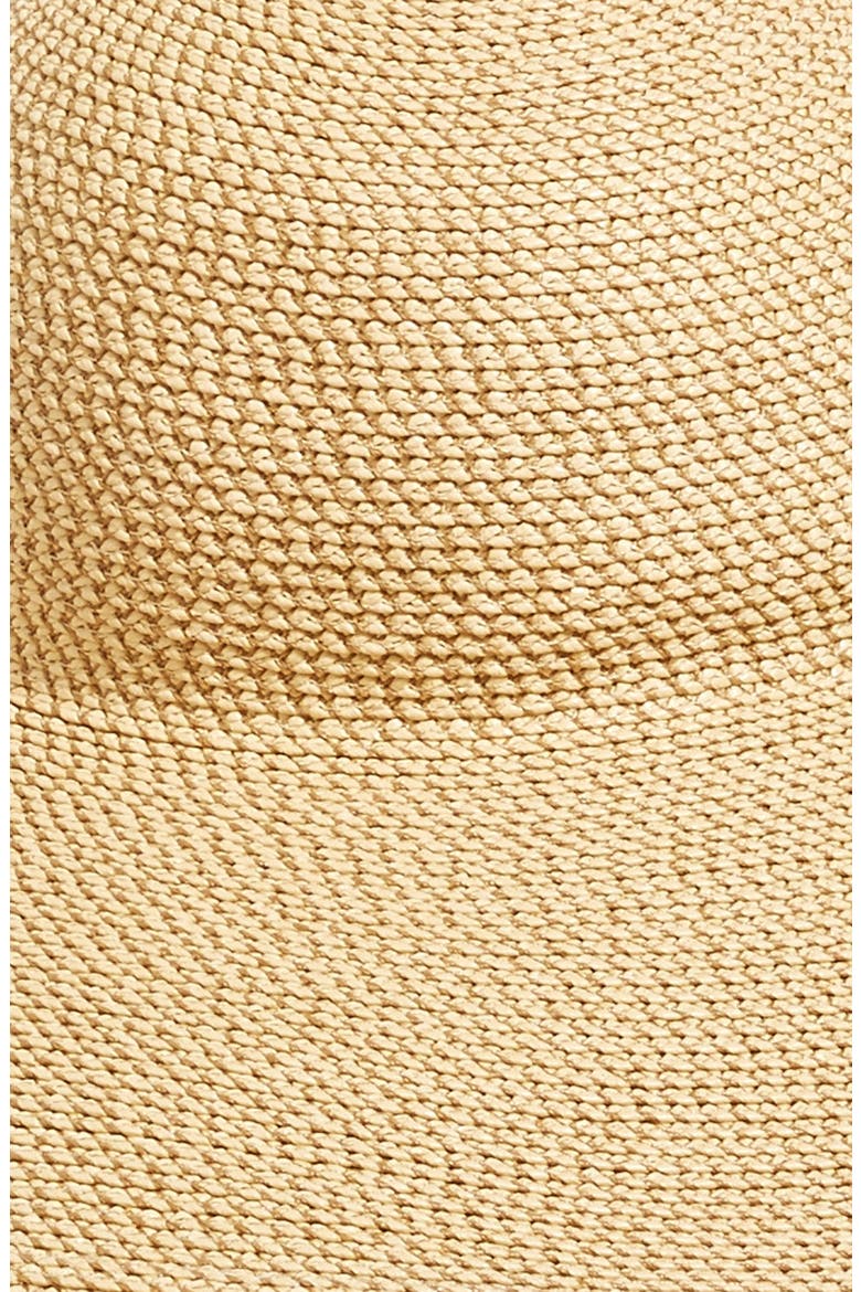Fringed Squishee® Packable Floppy Hat, Alternate, color, PEANUT