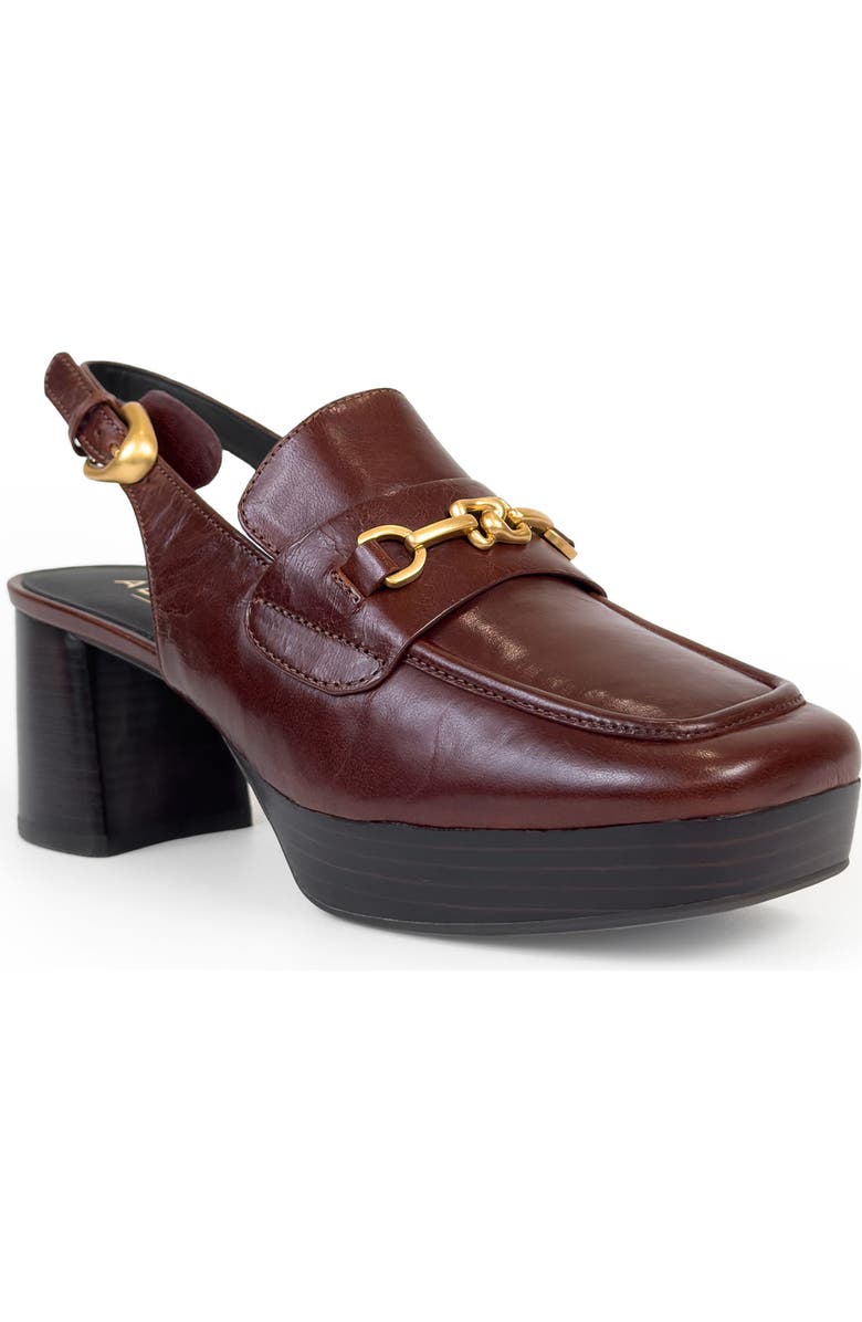 Aerosoles Sorin Slingback Bit Loafer Pump, Main, color, Sequoia Leather