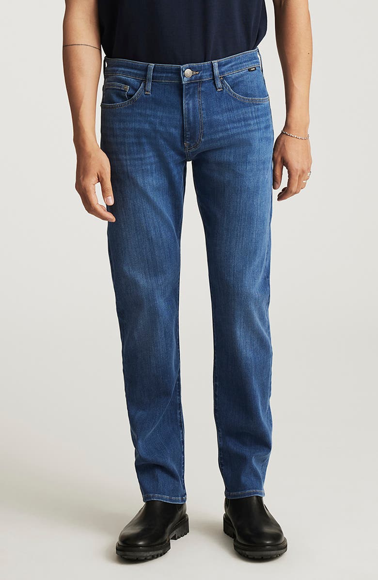 Mavi Jeans Marcus Slim Straight Leg Jeans, Main, color, Mid Supermove