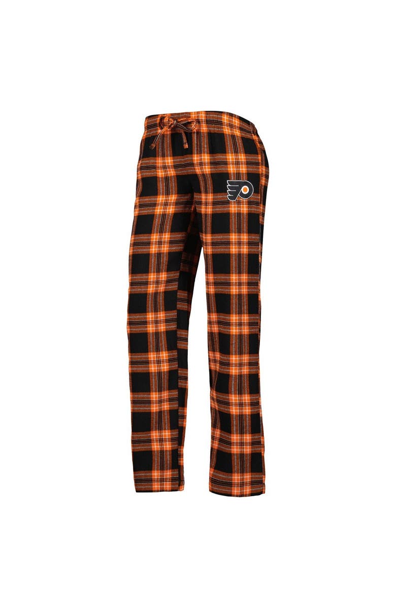 CONCEPTS SPORT Women's Concepts Sport Black/Orange Philadelphia Flyers Badge T-Shirt & Pants Sleep Set, Alternate, color, 
