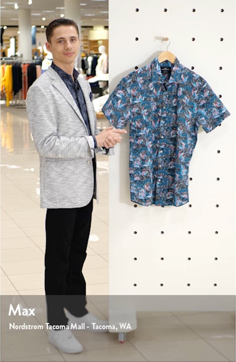 Notown Regular Fit Short Sleeve Button-Up Shirt, sales video thumbnail