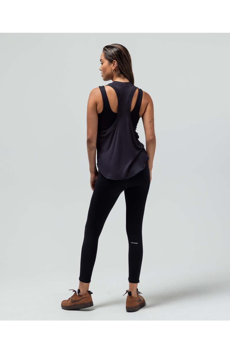Reformer The Loose Racerback Tank Top, Alternate, color, Black