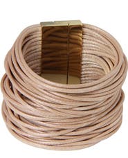 SAACHI Nude Multi-Cord Bracelet