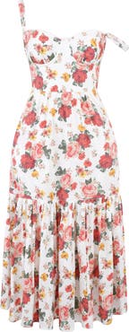 HOUSE OF CB Elia Floral Sweetheart Neck Sundress