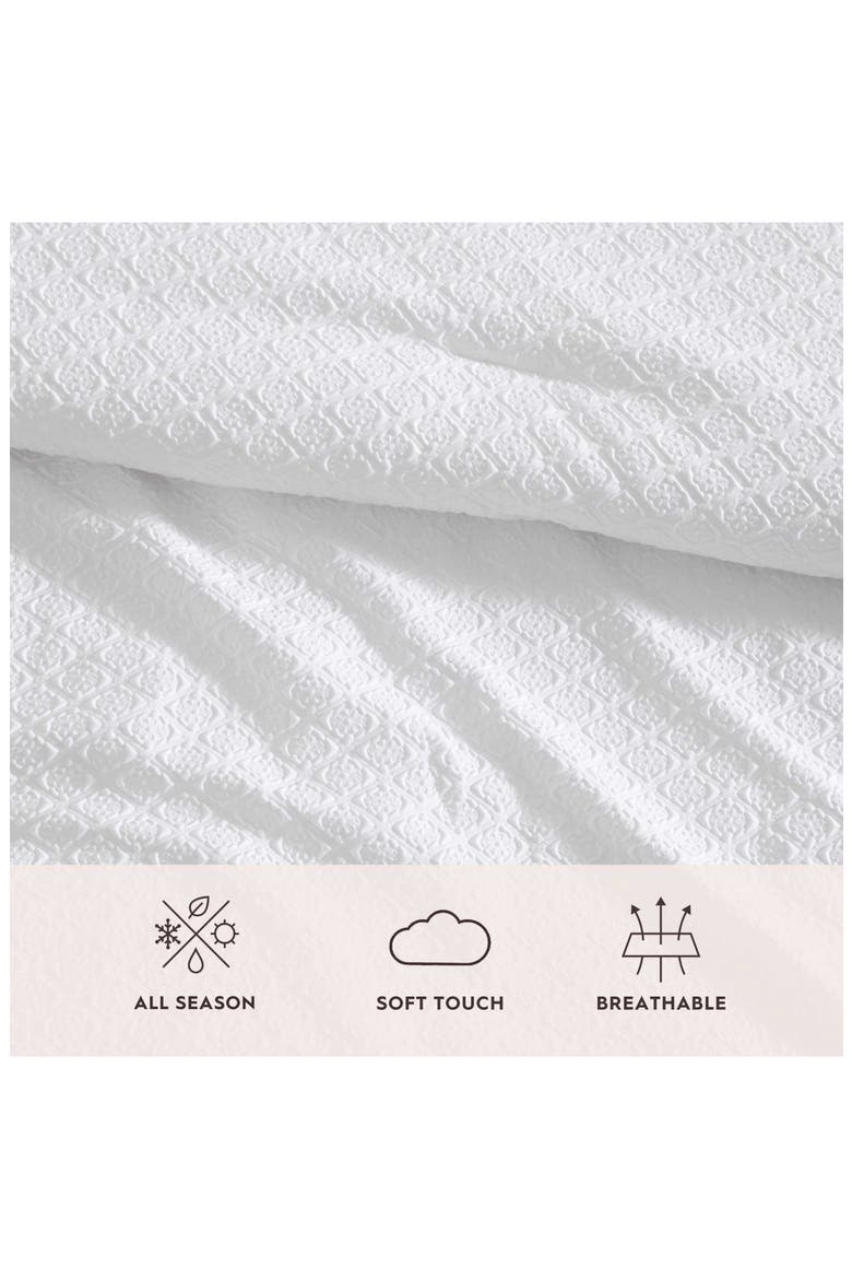 Margaret Comforter & Sham 3-Piece Set, Alternate, color, WHITE
