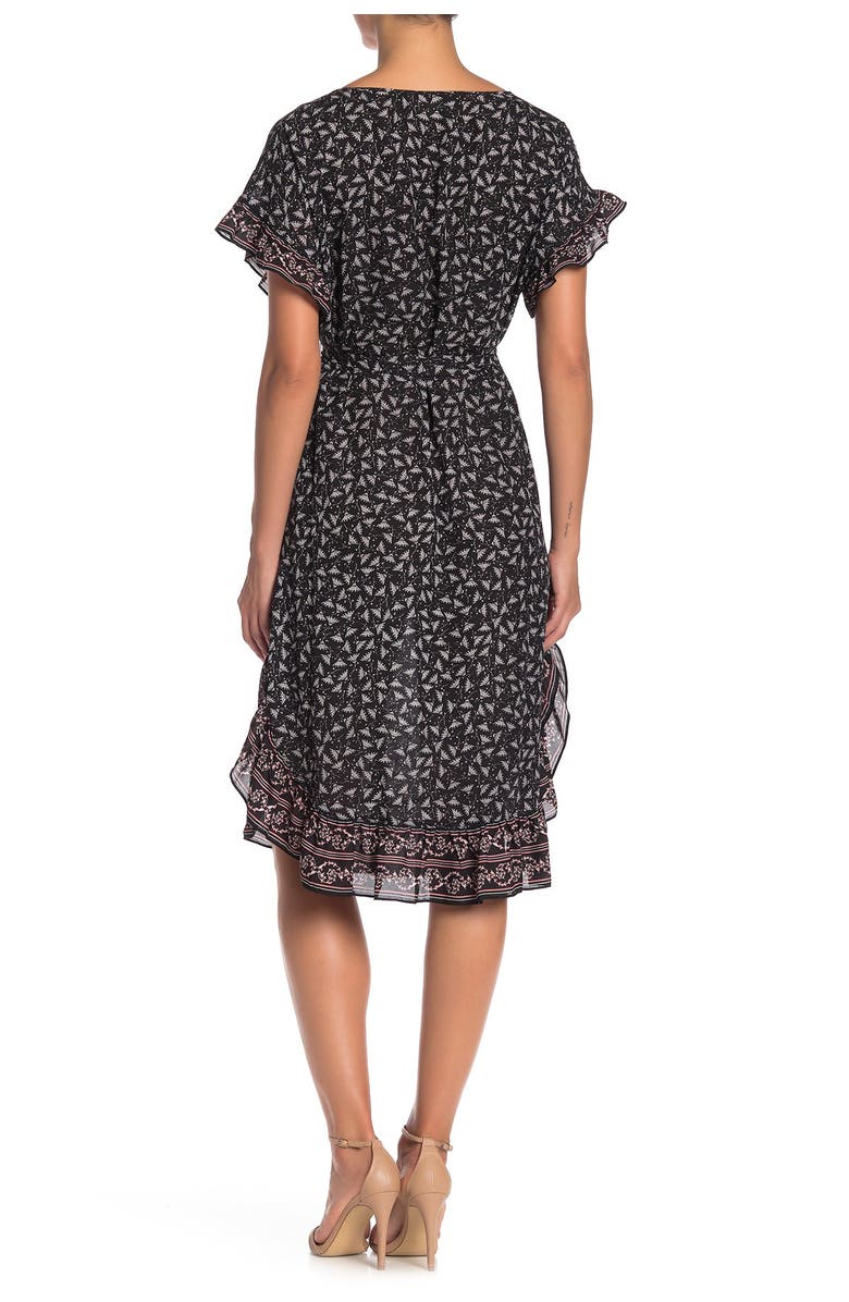 MAX STUDIO Button Up Tie Waist Dress, Main, color,