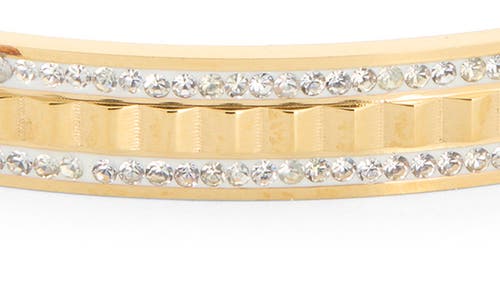 Eye Candy Los Angeles Leanne Cuff Bracelet In Gold
