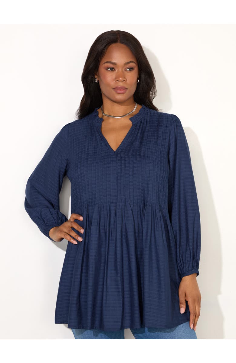 Live Unlimited Pintuck Tunic, Main, color,