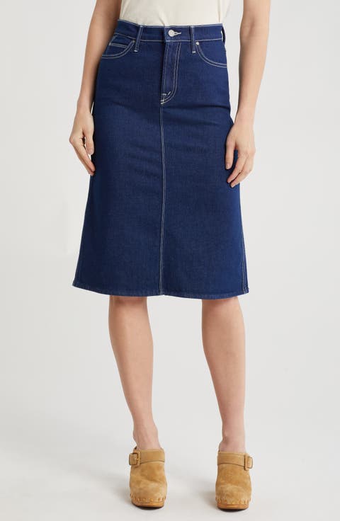 The Country Swooner A-Line Midi Skirt