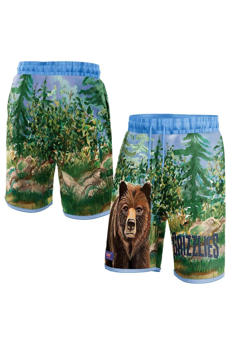 Unisex NBA & KidSuper Studios by Fanatics Blue Memphis Grizzlies Hometown Shorts, Main, color, Blue