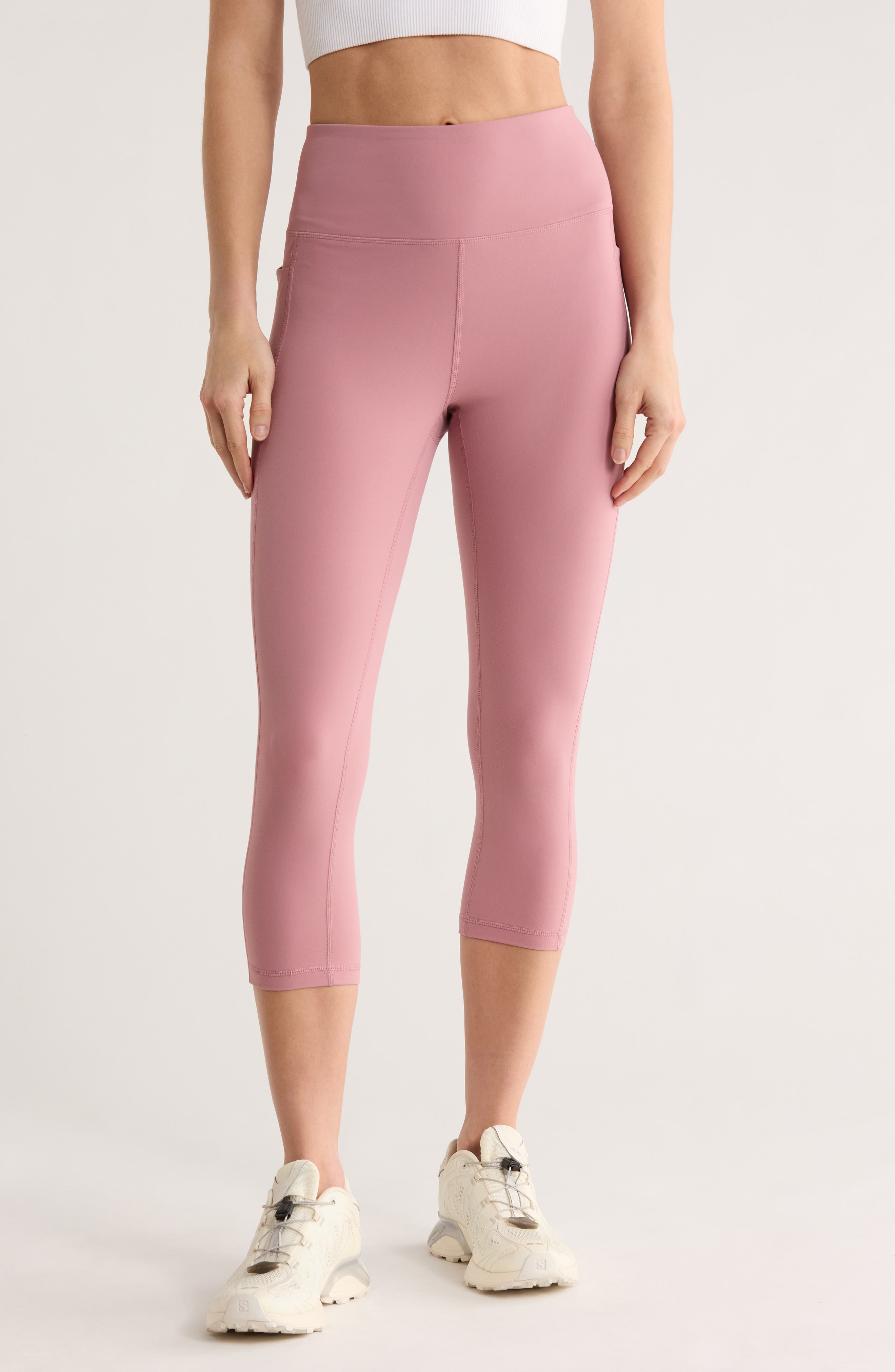 Zella Girl 2.0 Performance High Waist Pocket Crop Leggings