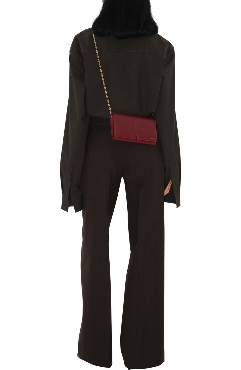 Burberry Snip Chain Strap Wallet, Alternate, color,