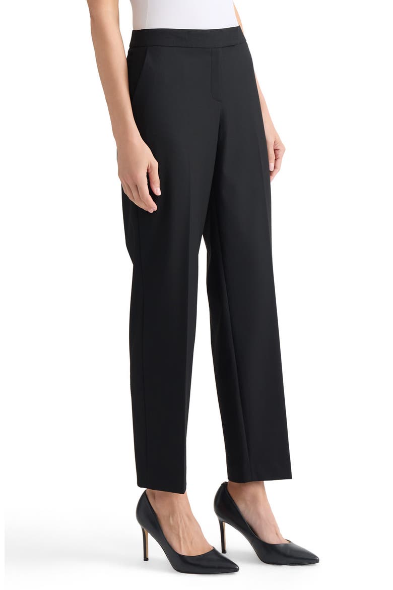 Washable Claire Straight Leg Pants, Alternate, color, BLACK