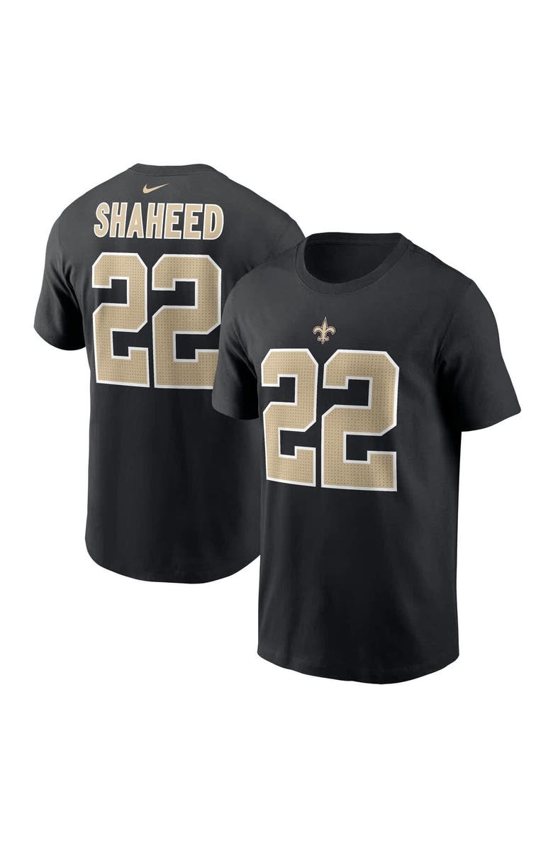 Nike Men's Nike Rashid Shaheed Black New Orleans Saints Name & Number T-Shirt, Main, color, Black