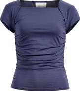 Reformation Addison Square Neck Knit Top