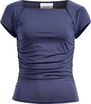 Reformation Addison Square Neck Knit Top