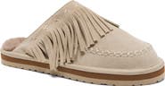 Free People Fallon Fringe Faux Fur Mule Slipper