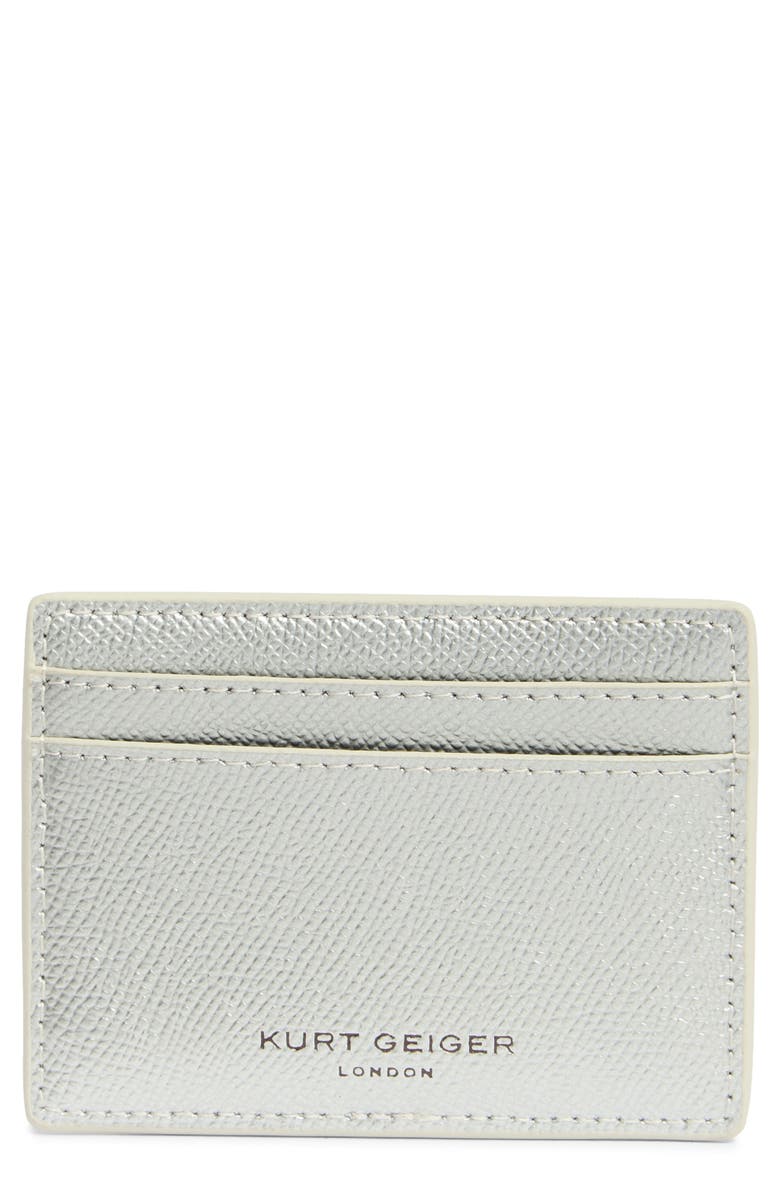 Kurt Geiger London Richmond Card Case, Main, color, Pewter