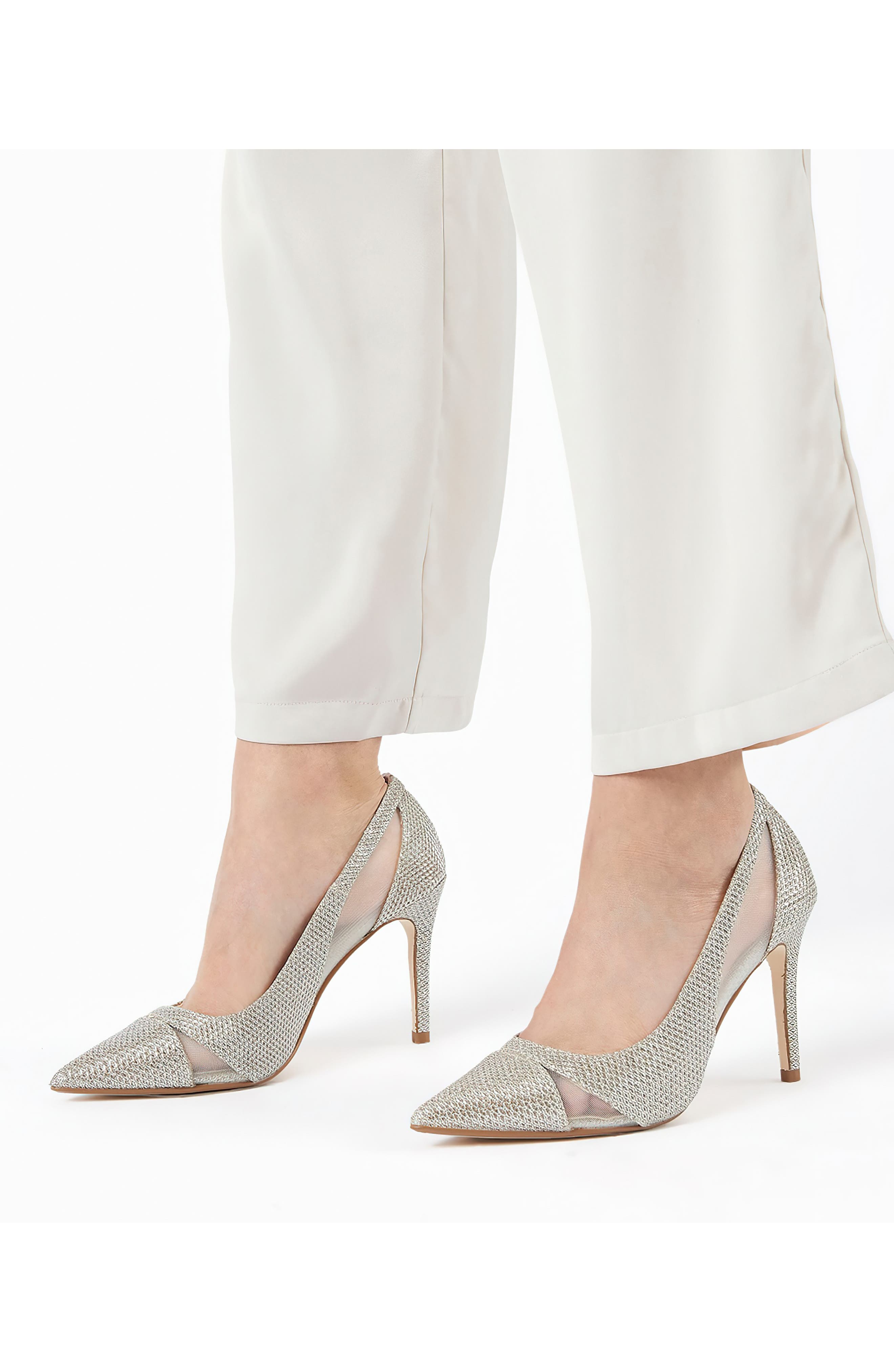 Dune London Banquets Pointed Toe Pump, Alternate, color, 