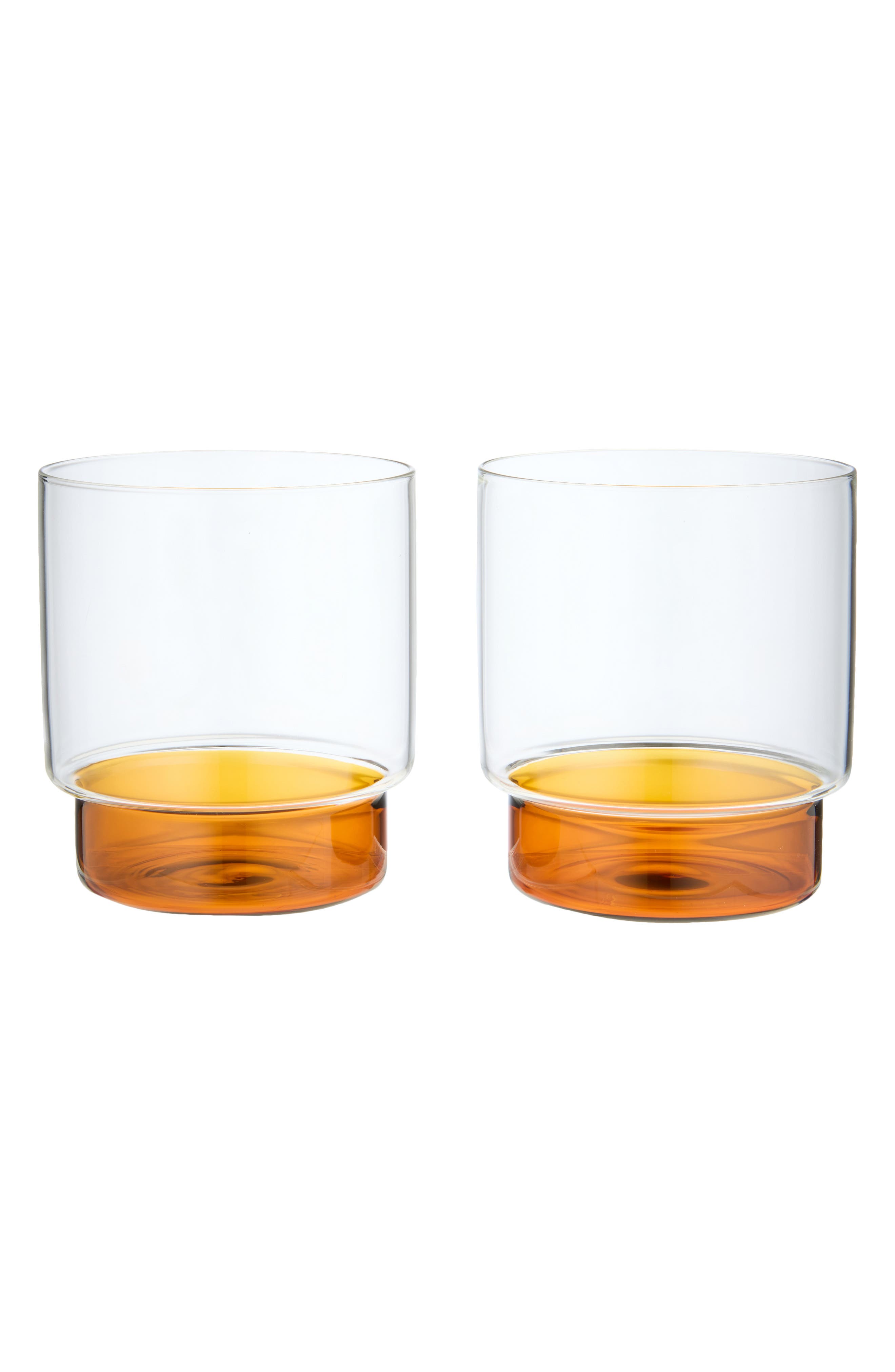 selected CLEAR + DARK AMBER