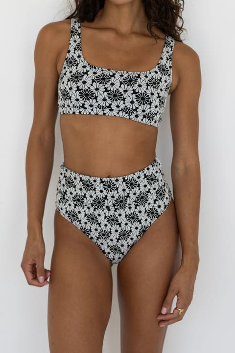 Daisy High Waisted Bikini Bottoms