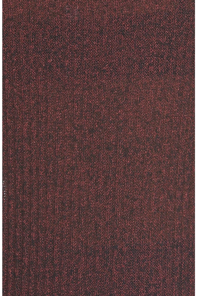 ASTR Side Slit Turtleneck Tunic, Alternate, color, BURGUNDY