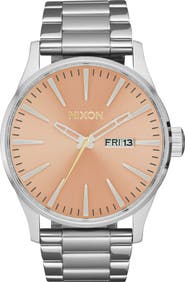 Nixon Sentry Bracelet Watch, 42mm