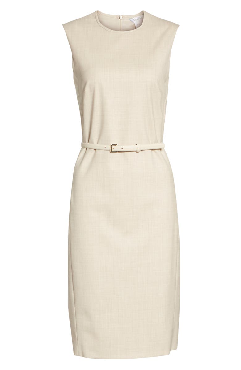 Max Mara Petra Stretch Wool Dress, Alternate, color, 