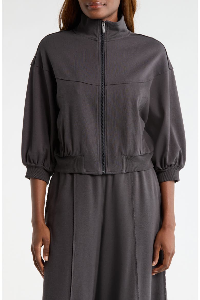 Kayleigh Zip Front Jacket, Alternate, color, INK