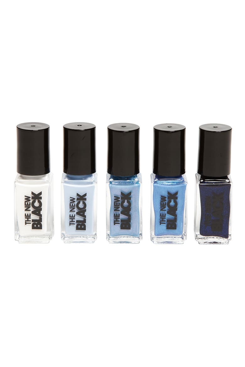 'Horizons - Ombré' Nail Polish 5-Piece Set, Main, color, NO COLOR