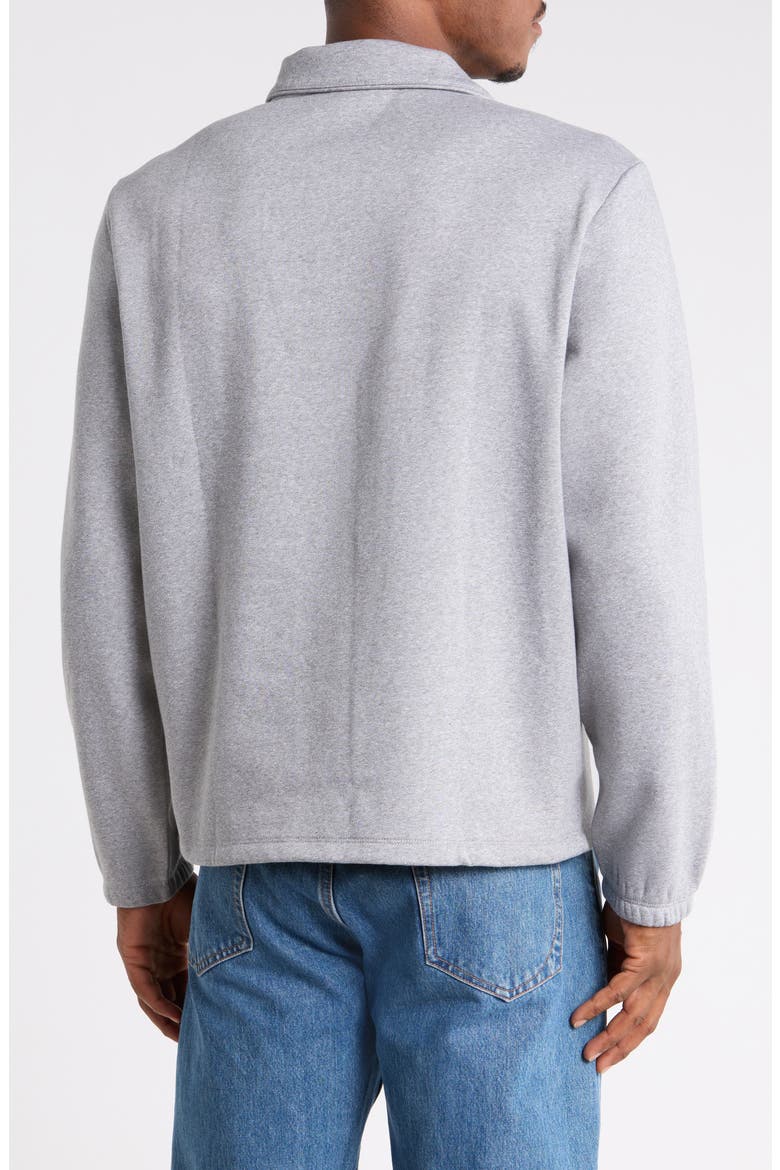 Grindle Fleece Quarter Zip Sweatshirt, Alternate, color, CASTLEROCK