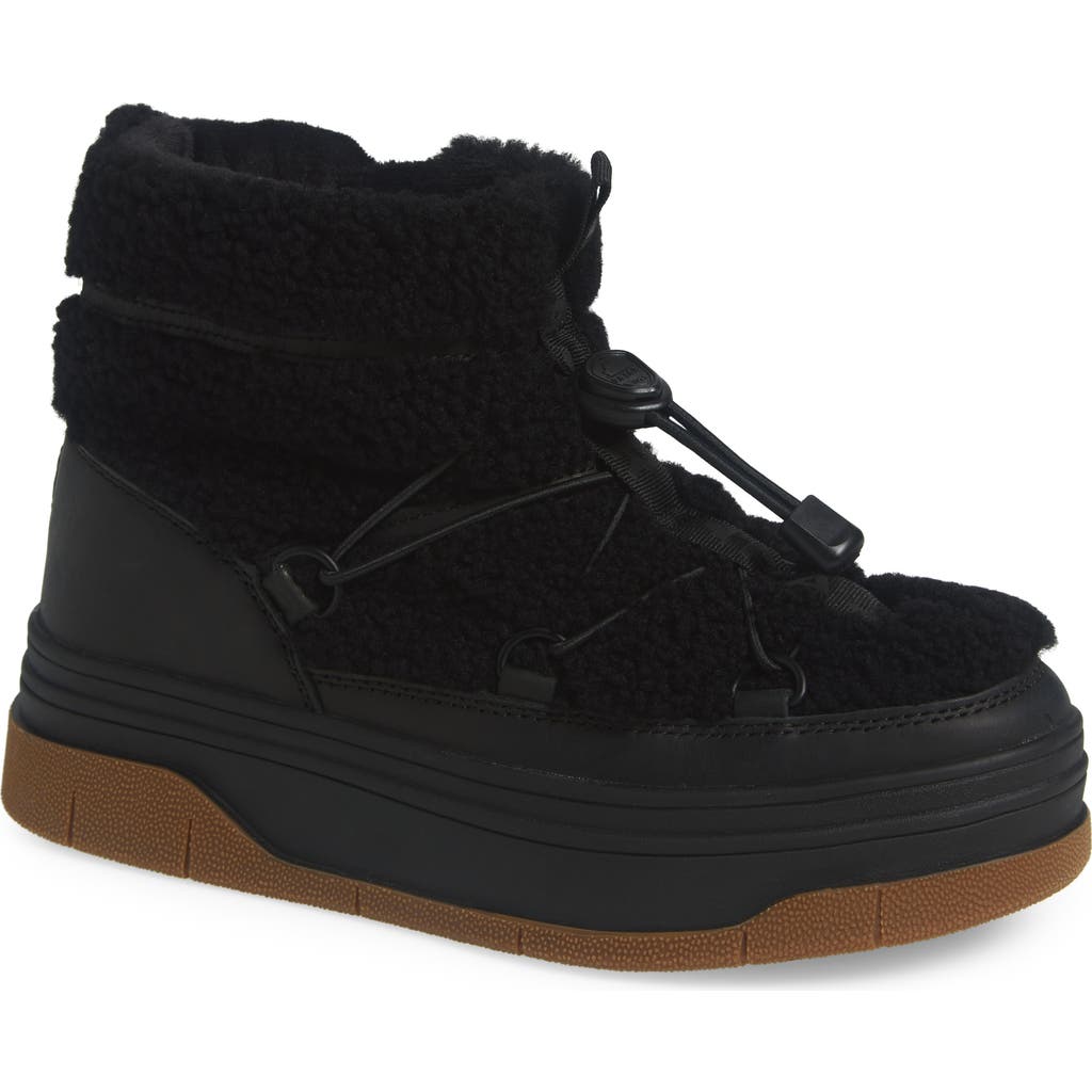 Shop Pajar Janie Waterproof Faux Shearling Platform Bootie