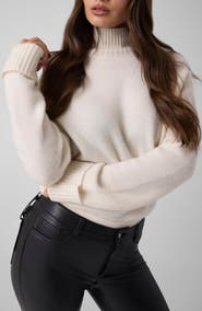 GUESS Cashmere Blend Turtleneck Sweater