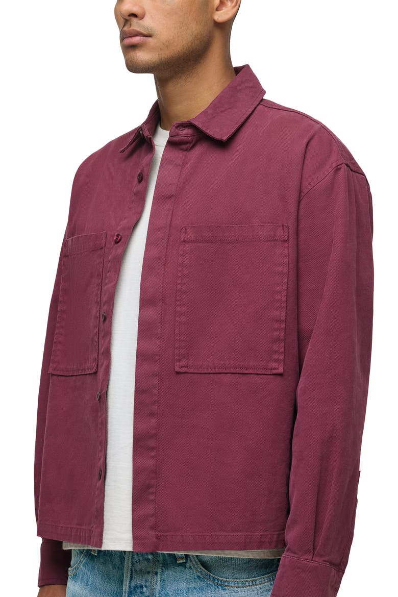 Relaxed Long Sleeve Button-Up Shirt, Alternate, color, PORT ROYALE