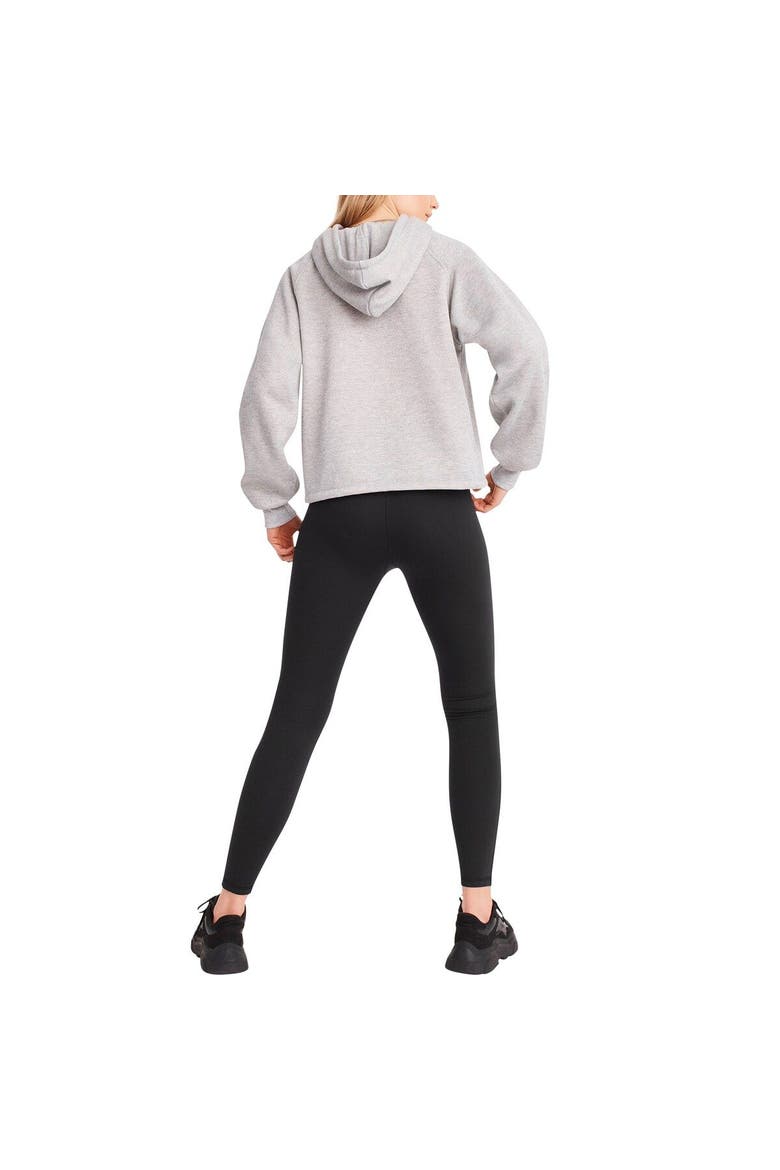 Women's DKNY Sport Heather Gray Denver Broncos Debbie Dolman Raglan Pullover Hoodie, Alternate, color, Heather Gray