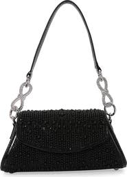 BERNESS Rhinestone Embellished Shoulder Bag