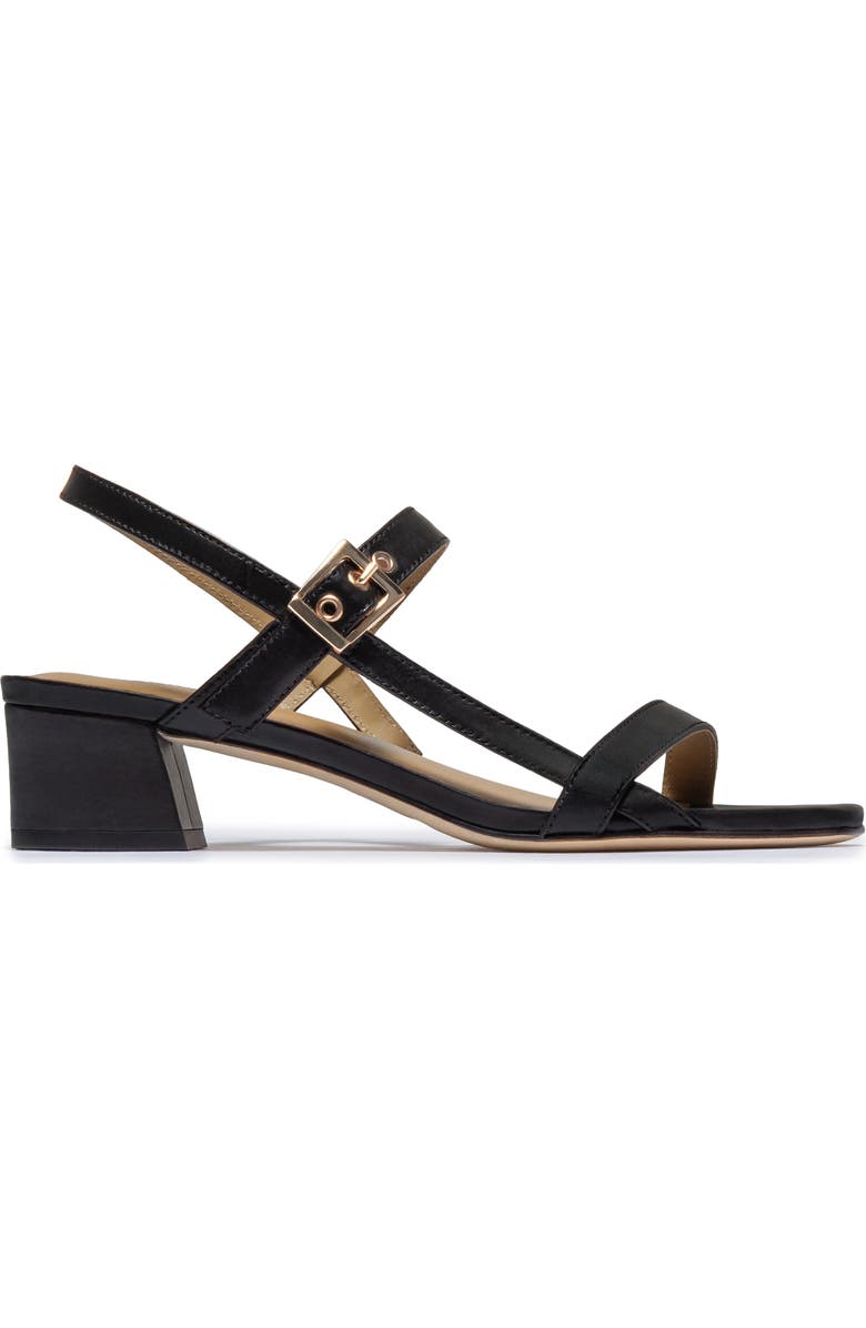 Bernardo Footwear Jinji Low Heel Sandal, Main, color, Black