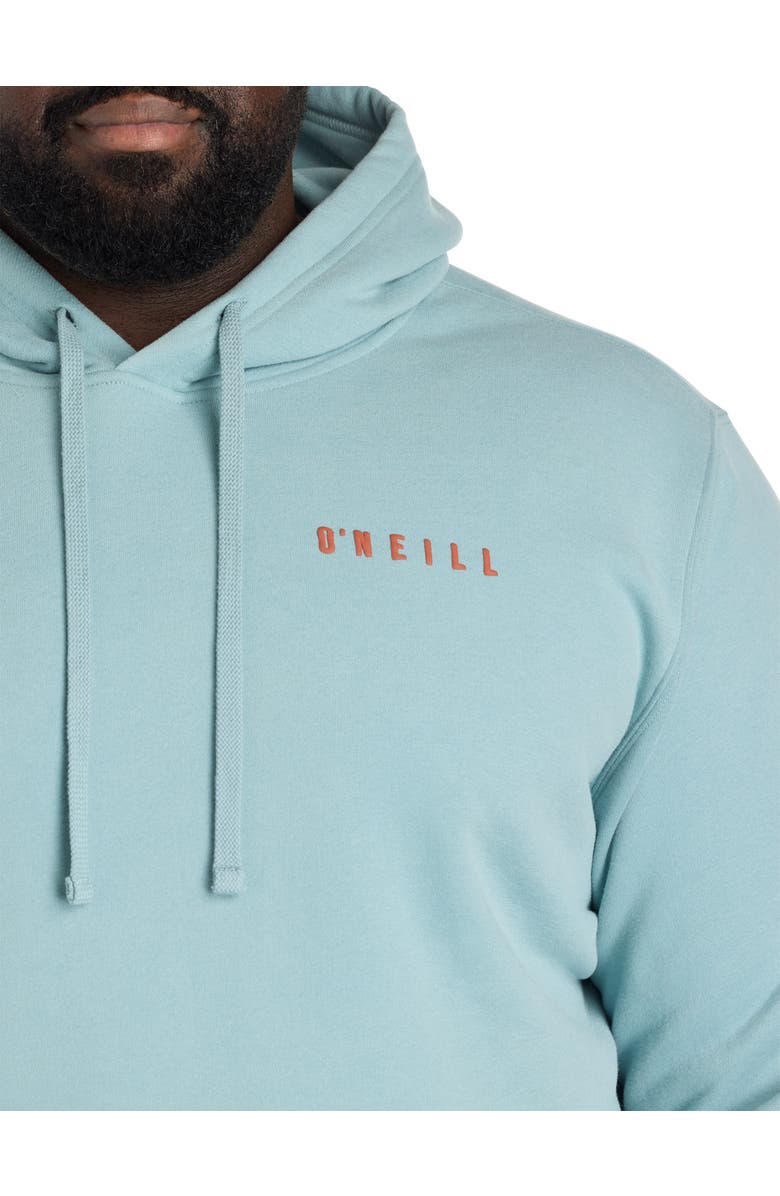 O'Neill Big & Tall Surf Sesh Classic Hoodie, Alternate, color, Stone Blue