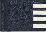 Thom Browne 4-Bar Leather Bifold Wallet