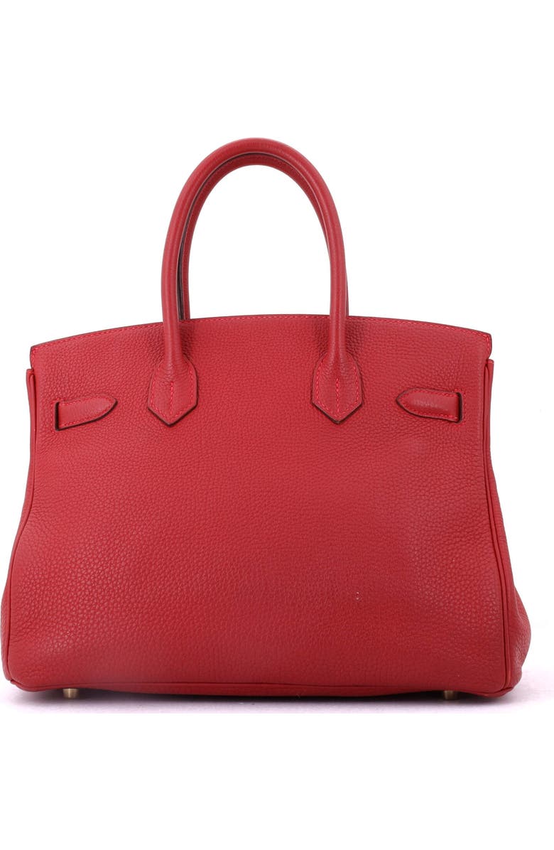 Pre-Owned Hermes Birkin Handbag Red Togo with Gold Hardware 30, Alternate, color, Rouge Vif