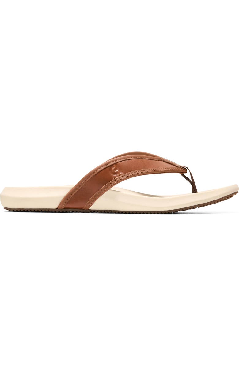 Cole Haan Montauk Resort Flip Flop, Alternate, color, British Tan Angora