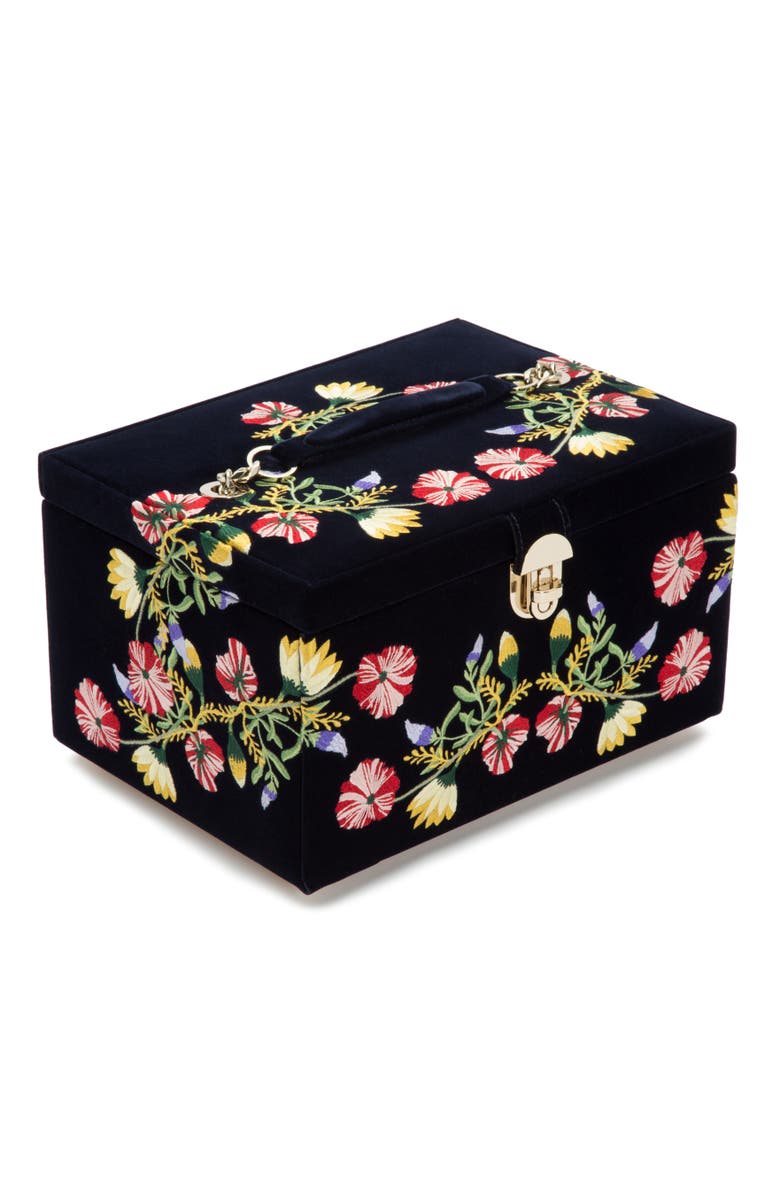 WOLF Zoe Medium Jewelry Box, Alternate, color, Indigo