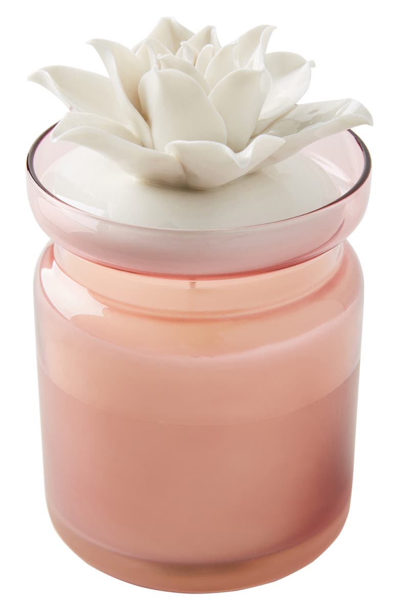 Anthropologie Home Anthropologie Spring's Eden Ceramic Flower Candle, Alternate, color, 