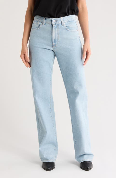 Tess High Rise Straight Leg Trouser Jeans