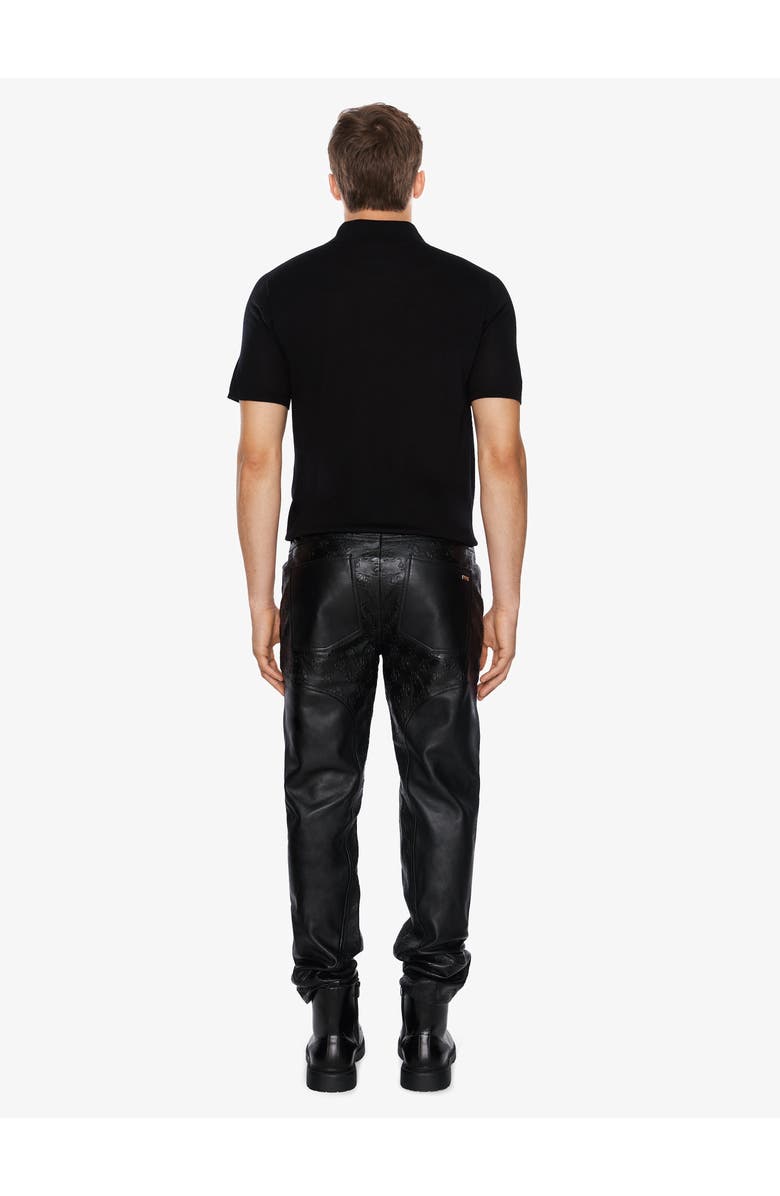 PLACE OF ELMS COWBOY MONOLINK LEATHER PANTS, Alternate, color,